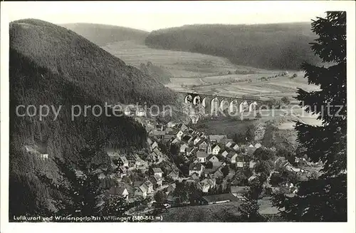 AK / Ansichtskarte Willingen Sauerland Panorama Luftkurort Wintersportplatz Viadukt Kat. Willingen (Upland)