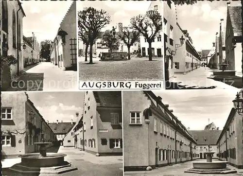 AK / Ansichtskarte Augsburg Fuggerei aeteste Sozialsiedlung der Welt Kat. Augsburg