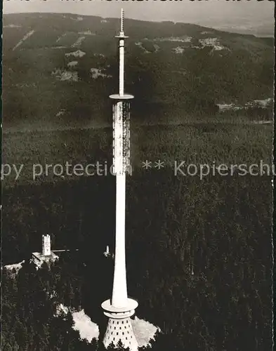 AK / Ansichtskarte Ochsenkopf Fliegeraufnahme Fersehturm Kat. Spiegelau