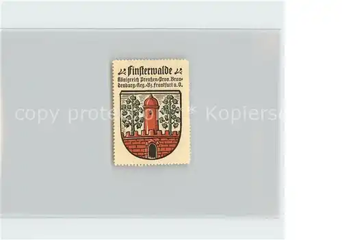 AK / Ansichtskarte Finsterwalde Wappen  Kat. Finsterwalde