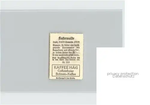 AK / Ansichtskarte Finsterwalde Wappen  Kat. Finsterwalde