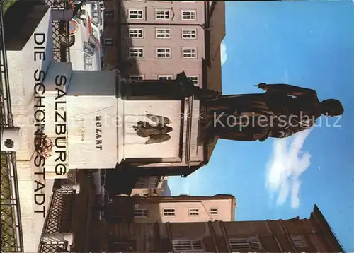 AK / Ansichtskarte Salzburg Oesterreich Mozart Denkmal Kat. Salzburg