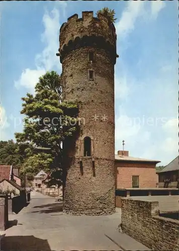 AK / Ansichtskarte Obernburg Main Runder Turm  Kat. Obernburg a.Main