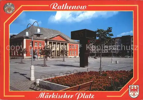AK / Ansichtskarte Rathenow Maerkischer Platz Kat. Rathenow