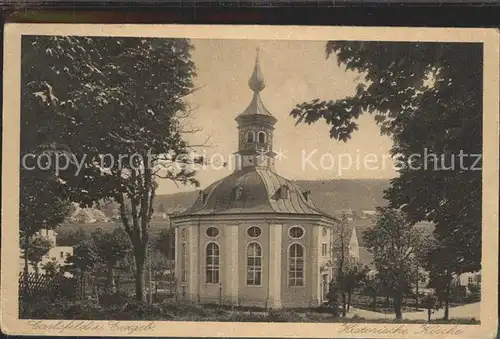 AK / Ansichtskarte Carlsfeld Erzgebirge Historische Kirche Kat. Eibenstock