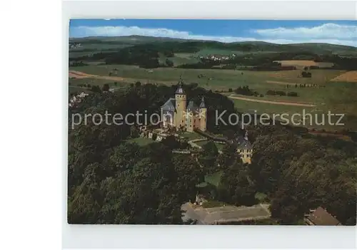 AK / Ansichtskarte Nuembrecht Schloss Homburg Fliegeraufnahme Kat. Nuembrecht