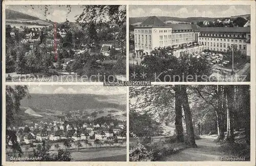 AK / Ansichtskarte Oberschlema Erzgebirge Schneeberg Kurhaus Kurhotel Silberbachtal Gesamtansicht Kat. Bad Schlema