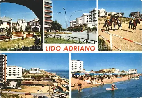 AK / Ansichtskarte Lido Adriano Pferde Strand  Kat. Italien