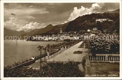 AK / Ansichtskarte Bellagio Lago di Como Promenade