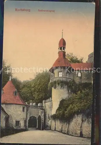 AK / Ansichtskarte Rochsburg Schlosseingang Kat. Lunzenau