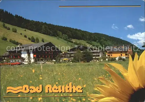 AK / Ansichtskarte Reuthe Vorarlberg Kurhotel Moorheilbad Sonnenblume Kat. Reuthe
