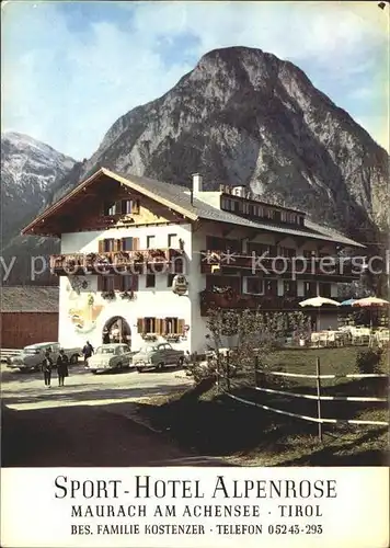 AK / Ansichtskarte Maurach Tirol Sport  Hotel Alpenrose Kat. Eben am Achensee