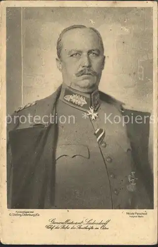 AK / Ansichtskarte Militaria Generaele Stab Deutschland generalleutnant Ludendorff  / Militaria /