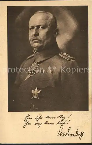 AK / Ansichtskarte Militaria Generaele Stab Deutschland Ludendorff / Militaria /
