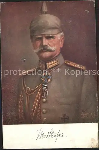 AK / Ansichtskarte Militaria Generaele Stab Deutschland Generalfeldmarschall von Mackensen / Militaria /