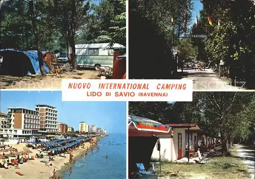 AK / Ansichtskarte Lido di Savio Nuovo International Camping Strand Kat. Lido di Savio