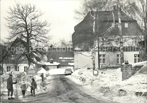 AK / Ansichtskarte Rehefeld Zaunhaus Betriebserholungsheim Moeplue im Winter Kat. Altenberg