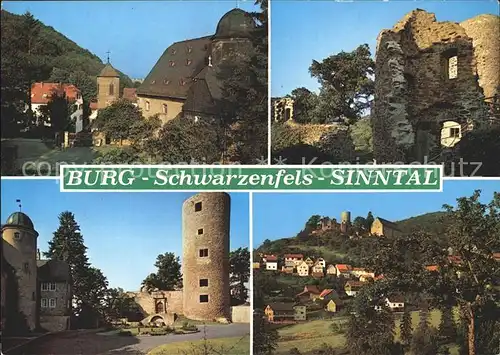 AK / Ansichtskarte Schwarzenfels Burg im Sinntal Kat. Sinntal