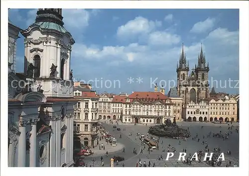 AK / Ansichtskarte Praha Prahy Prague Alstaedter Ring mit Theinkirche Kat. Praha