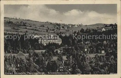 AK / Ansichtskarte Baerenfels Erzgebirge Schwesternheim Kat. Altenberg