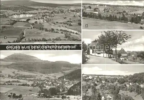 AK / Ansichtskarte Altenberg Dippoldiswalde Blick zur Binge Kahleberg Geisingberg Zinnwald Georgenfeld Schellerhau Kurort Kipsdorf Kat. Altenberg