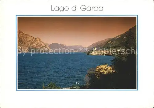AK / Ansichtskarte Malcesine Lago di Garda See Abendstimmung Kat. Malcesine
