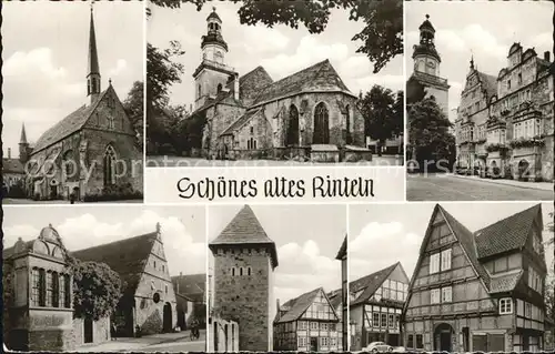 AK / Ansichtskarte Rinteln Weser Kirche Altstadt Turm Kat. Rinteln
