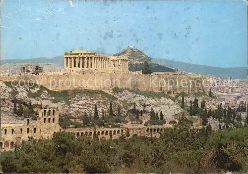 AK / Ansichtskarte Athen Griechenland Akropolis Antike Staette Kat. 