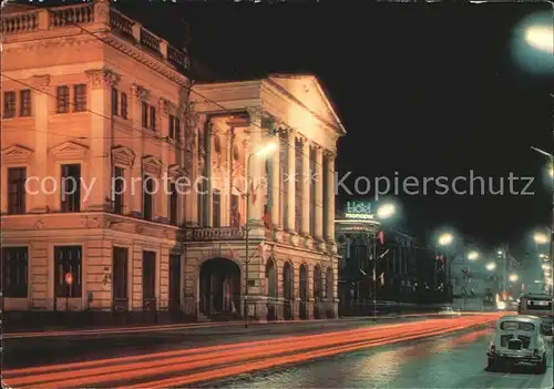 AK / Ansichtskarte Wroclaw Gmach Opery Opernhaus bei Nacht Kat. Wroclaw Breslau