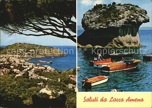 AK / Ansichtskarte Lacco Ameno Panorama Kueste Bucht Insel Felsen Kat. Ischia Insel Golfo di Napoli