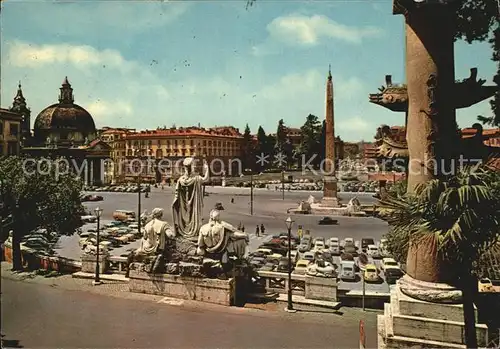 AK / Ansichtskarte Roma Rom Piazza del Popolo Volksplatz Kat. 