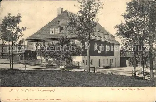 AK / Ansichtskarte Zinnwald Georgenfeld Gasthof zum Saechsischen Reiter Kat. Altenberg