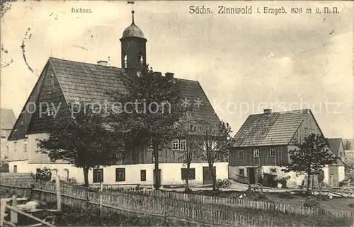 AK / Ansichtskarte Zinnwald Georgenfeld Rathaus Kat. Altenberg