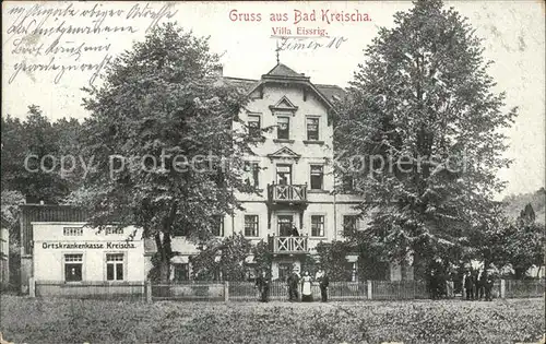 AK / Ansichtskarte Bad Kreischa Villa Eissrig