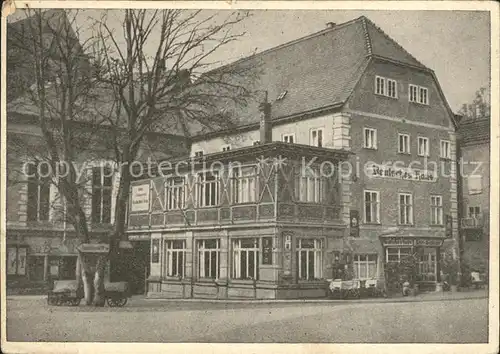 AK / Ansichtskarte Tharandt Hotel Deutsches Haus Kat. Tharandt