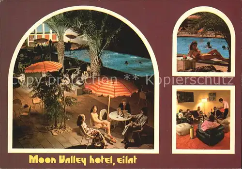 AK / Ansichtskarte Eilat Moon Valley Hotel Terrasse Swimmingpool Zimmer Kat. Eilat