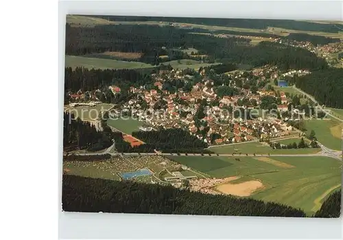 AK / Ansichtskarte Koenigsfeld Schwarzwald Heilklimatischer Jahreskurort Fliegeraufnahme Kat. Koenigsfeld im Schwarzwald