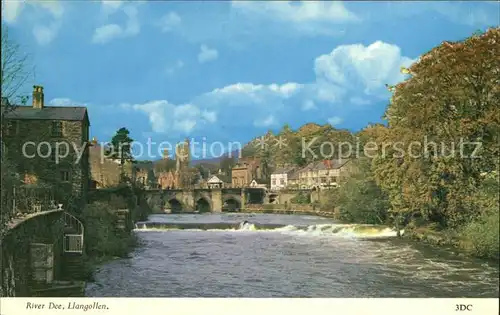 AK / Ansichtskarte Llangollen River Dee Kat. Denbighshire