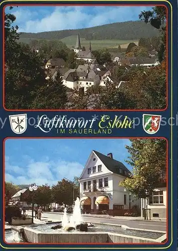 AK / Ansichtskarte Eslohe Sauerland Teilansichten Luftkurort Brunnen Kat. Eslohe (Sauerland)