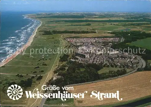 AK / Ansichtskarte Weissenhaeuser Strand Ostseebad Fliegeraufnahme Kat. Wangels