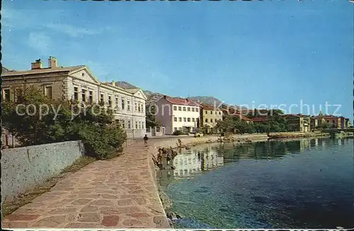 AK / Ansichtskarte Karlobac Uferpromenade