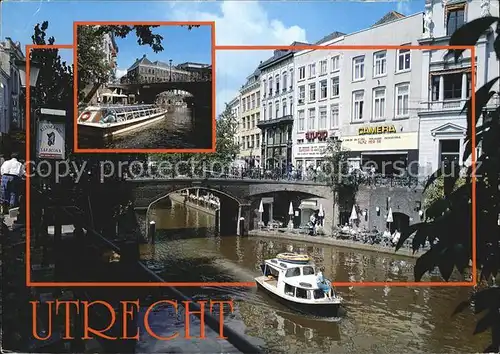 AK / Ansichtskarte Utrecht Kanal Ausflugsboot Kat. Utrecht