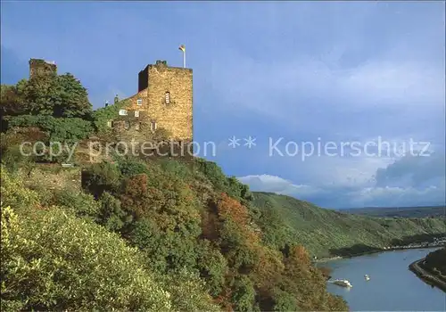 AK / Ansichtskarte Kamp Bornhofen Burg Liebenstein Blick ueber den Rhein Kat. Kamp Bornhofen