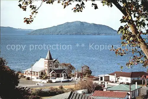 AK / Ansichtskarte Ohinemutu Maori Village Church Mokoia Island