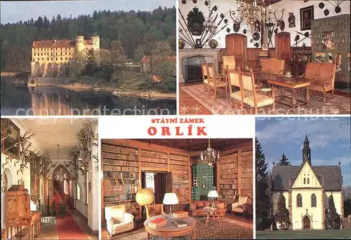 AK / Ansichtskarte Orlik Statni Zamek Schloss Kirche Kat. Tschechische Republik