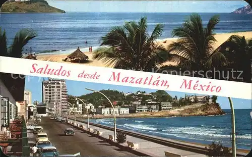 AK / Ansichtskarte Mazatlan Playa de las Gaviotas Sea Gull Beach Boulevard Kat. Mazatlan