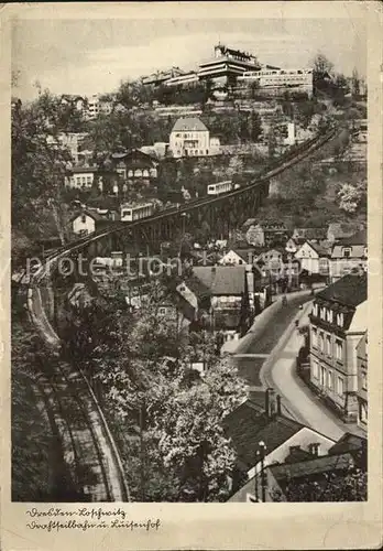 AK / Ansichtskarte Loschwitz Fliegeraufnahme Bergbahn Kat. Dresden