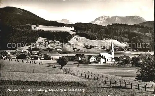 AK / Ansichtskarte Neukirchen Teisenberg mit Kienberg und Rauschberg Chiemgauer Alpen Kat. Teisendorf