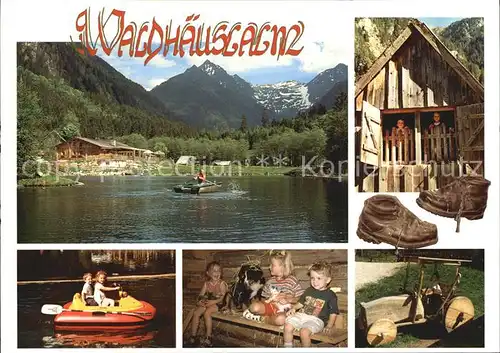 AK / Ansichtskarte Rohrmoos Untertal Waldhaeusalm Gaststaette Kinderspielplatz See Alpenblick Kat. Rohrmoos Untertal