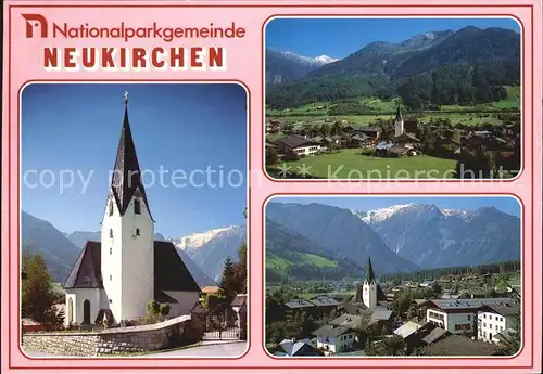 AK / Ansichtskarte Neukirchen Grossvenediger Nationalpark Kirche Alpenpanorama Hohe Tauern Kat. Neukirchen am Grossvenediger